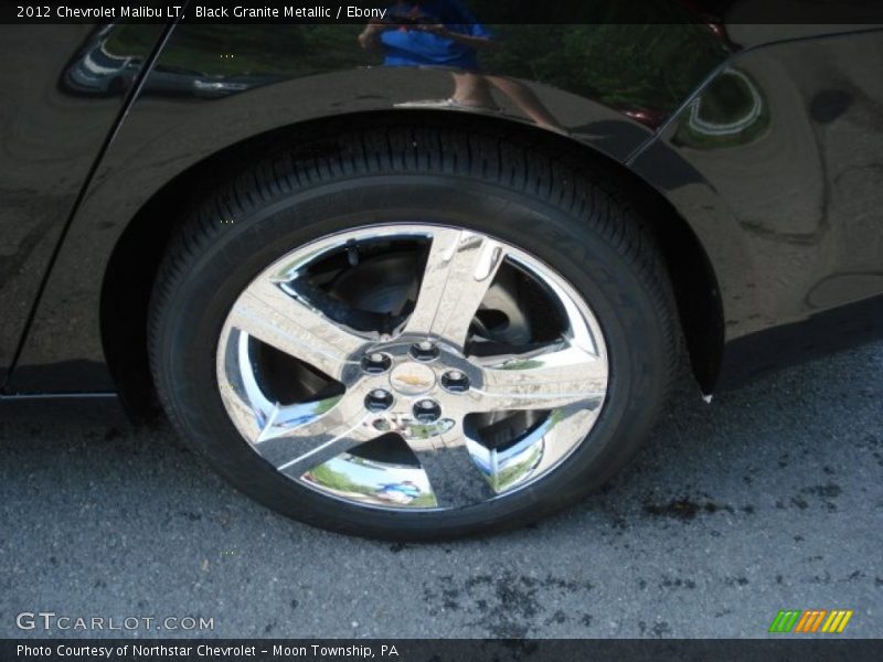 Black Granite Metallic / Ebony 2012 Chevrolet Malibu LT