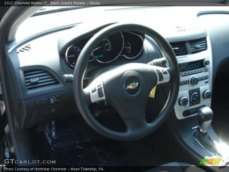 Black Granite Metallic / Ebony 2012 Chevrolet Malibu LT