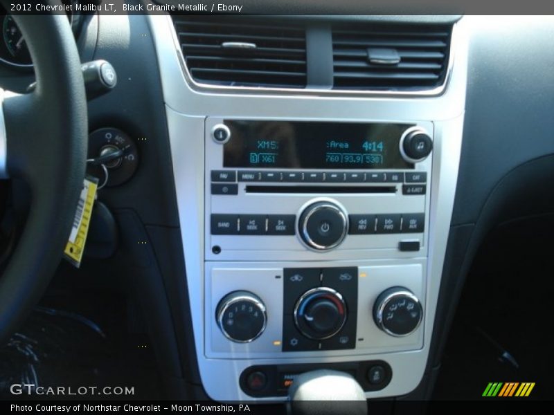 Black Granite Metallic / Ebony 2012 Chevrolet Malibu LT