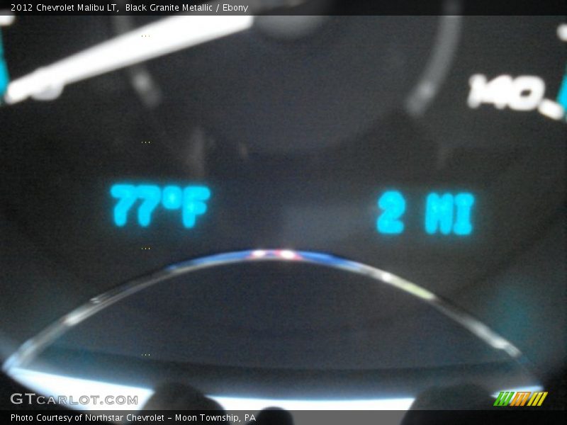 Black Granite Metallic / Ebony 2012 Chevrolet Malibu LT