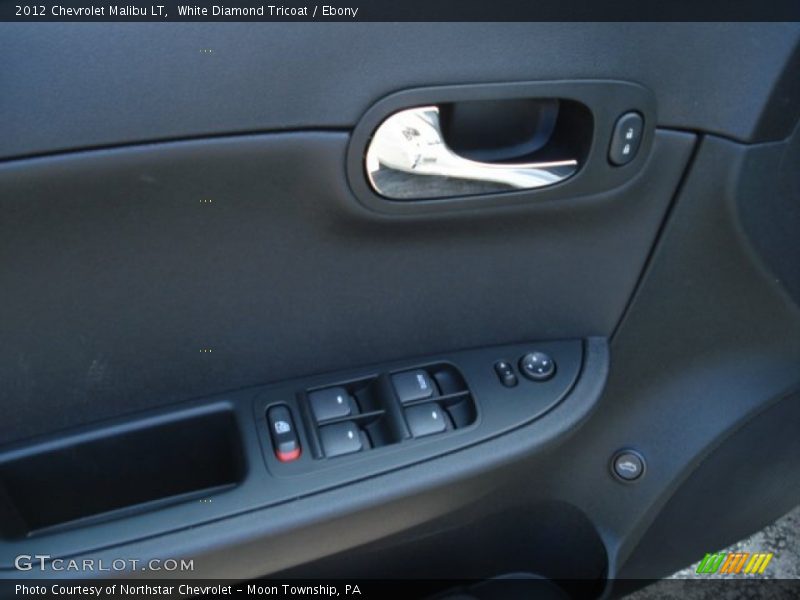 White Diamond Tricoat / Ebony 2012 Chevrolet Malibu LT