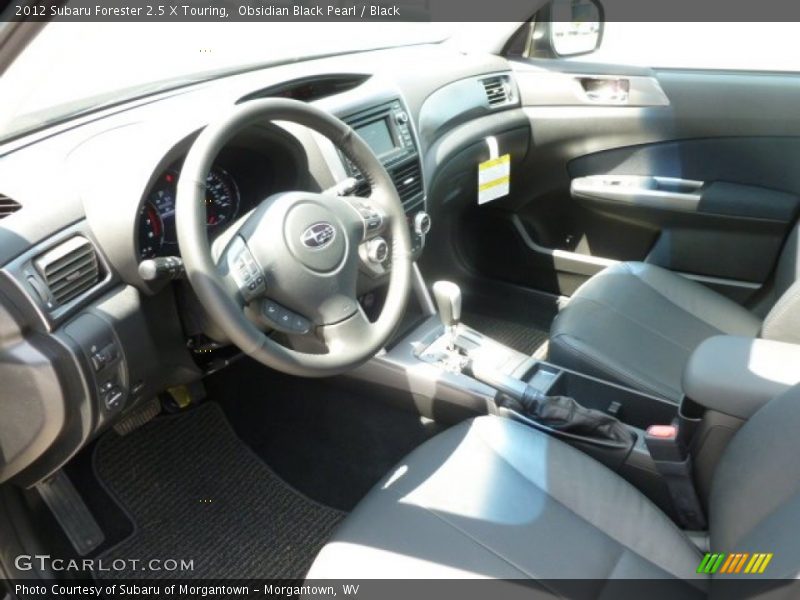 Obsidian Black Pearl / Black 2012 Subaru Forester 2.5 X Touring