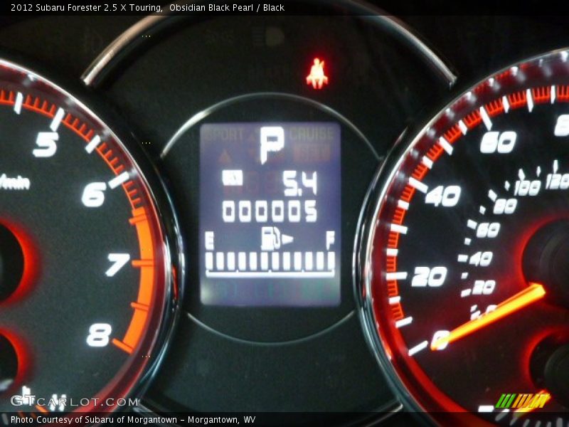 Obsidian Black Pearl / Black 2012 Subaru Forester 2.5 X Touring