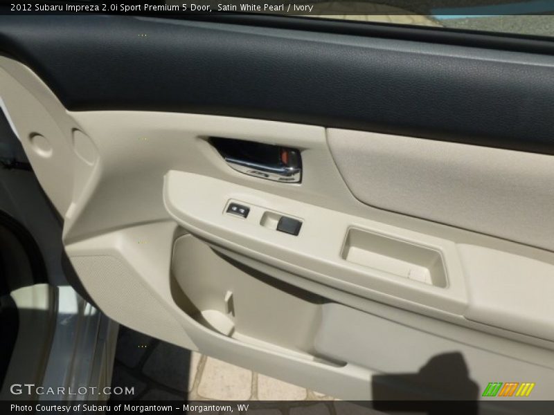 Satin White Pearl / Ivory 2012 Subaru Impreza 2.0i Sport Premium 5 Door