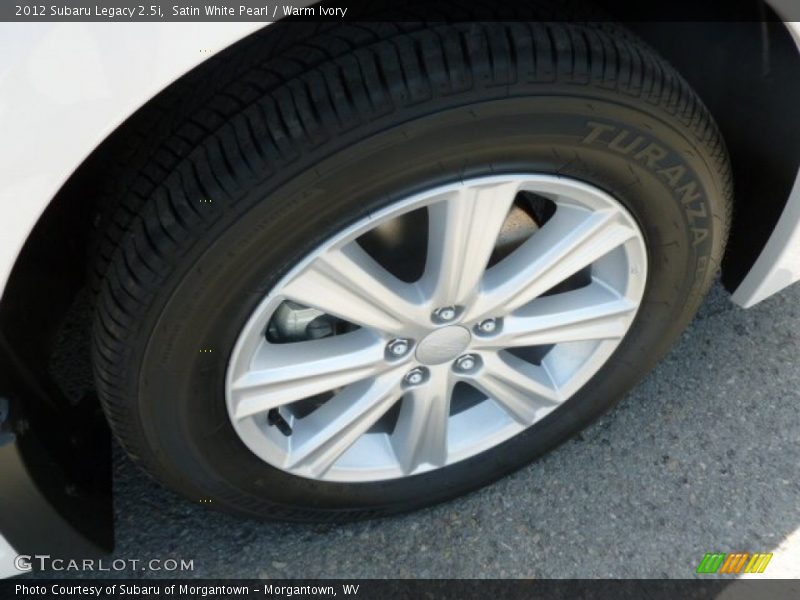 Satin White Pearl / Warm Ivory 2012 Subaru Legacy 2.5i