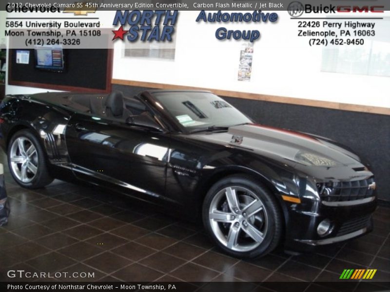 Carbon Flash Metallic / Jet Black 2012 Chevrolet Camaro SS 45th Anniversary Edition Convertible