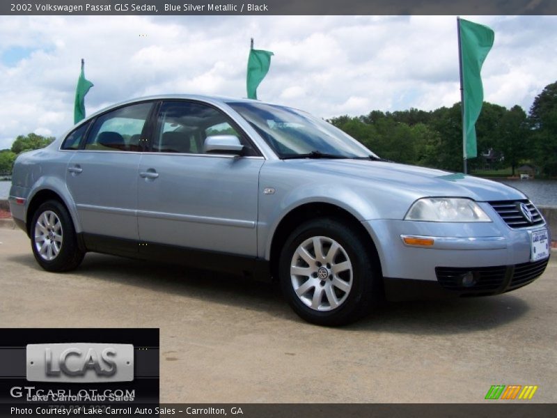 Blue Silver Metallic / Black 2002 Volkswagen Passat GLS Sedan