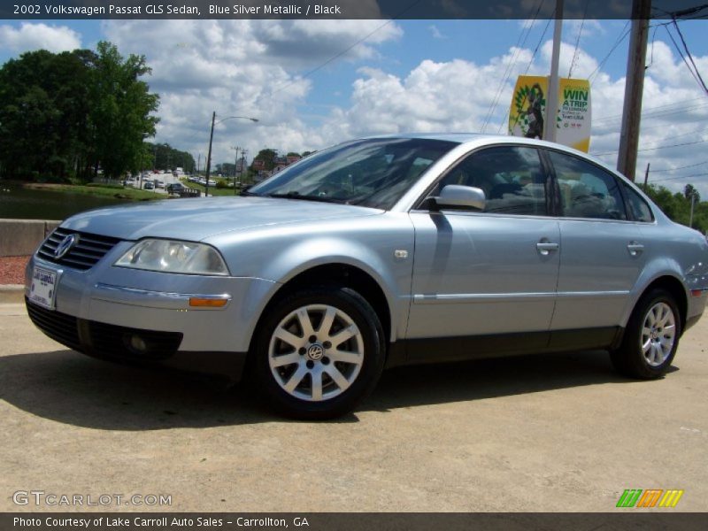 Blue Silver Metallic / Black 2002 Volkswagen Passat GLS Sedan