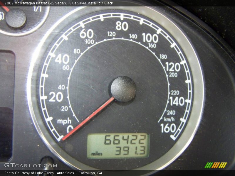 Blue Silver Metallic / Black 2002 Volkswagen Passat GLS Sedan