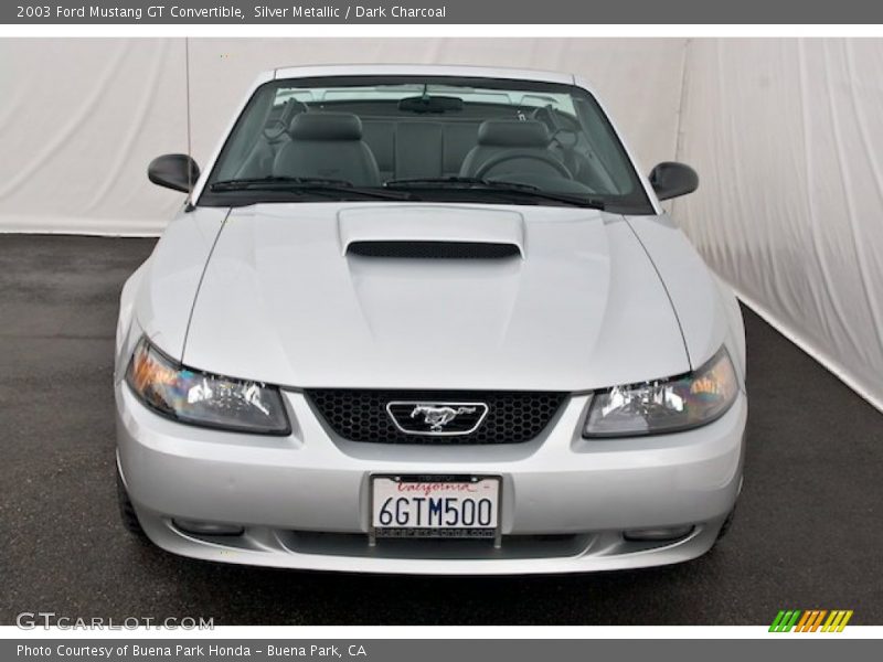 Silver Metallic / Dark Charcoal 2003 Ford Mustang GT Convertible