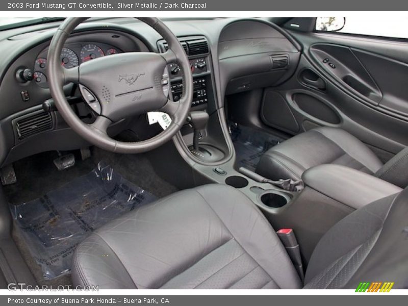 Dark Charcoal Interior - 2003 Mustang GT Convertible 