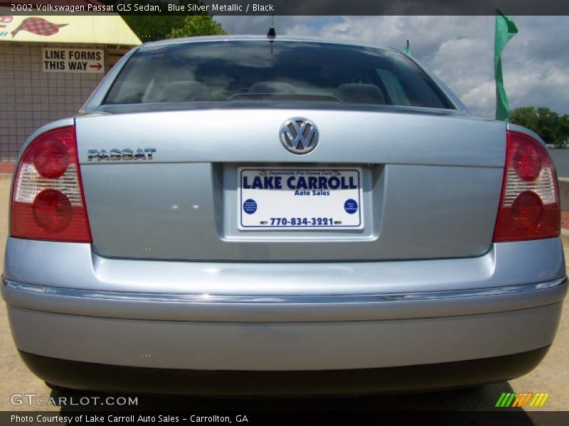 Blue Silver Metallic / Black 2002 Volkswagen Passat GLS Sedan