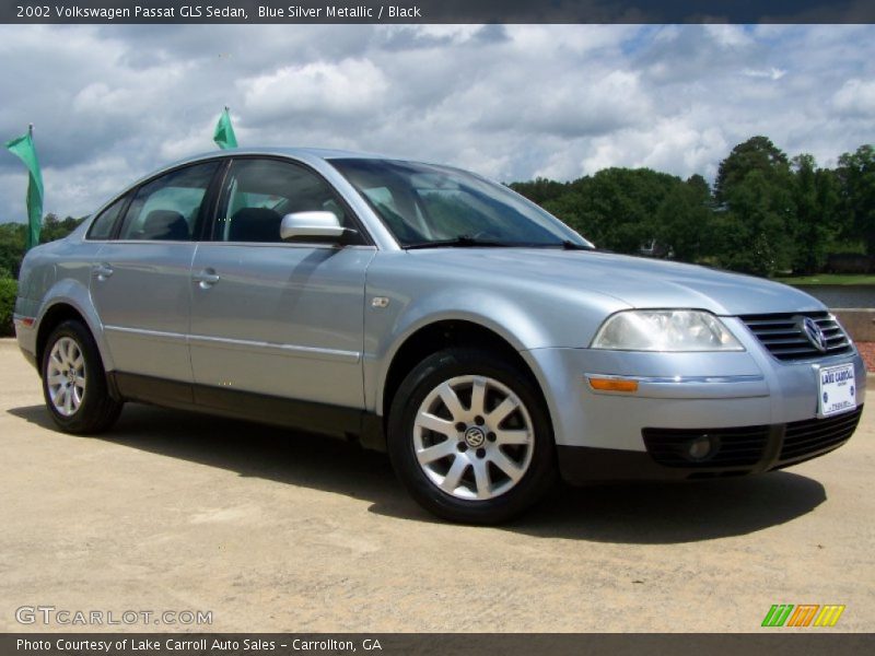 Blue Silver Metallic / Black 2002 Volkswagen Passat GLS Sedan