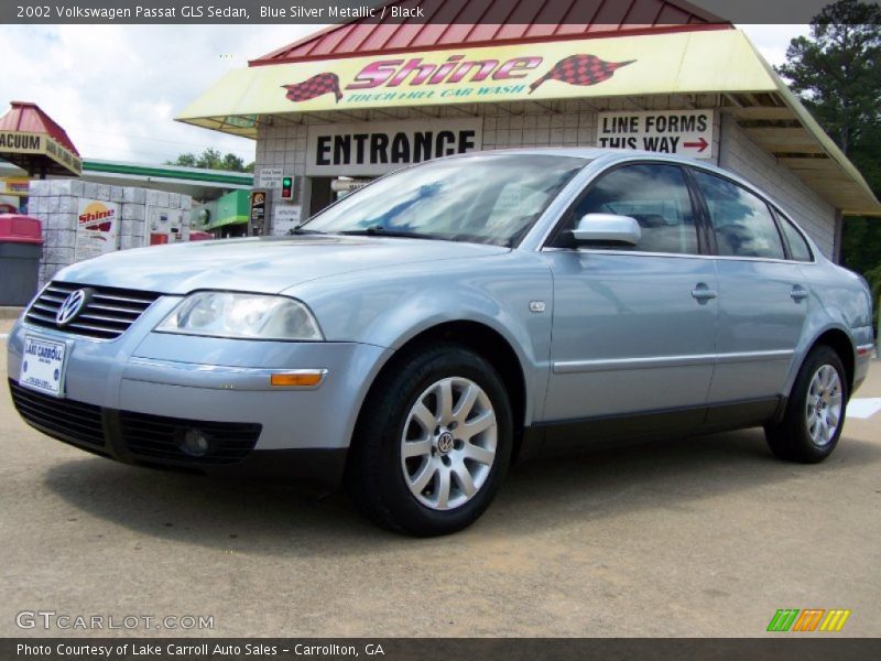 Blue Silver Metallic / Black 2002 Volkswagen Passat GLS Sedan
