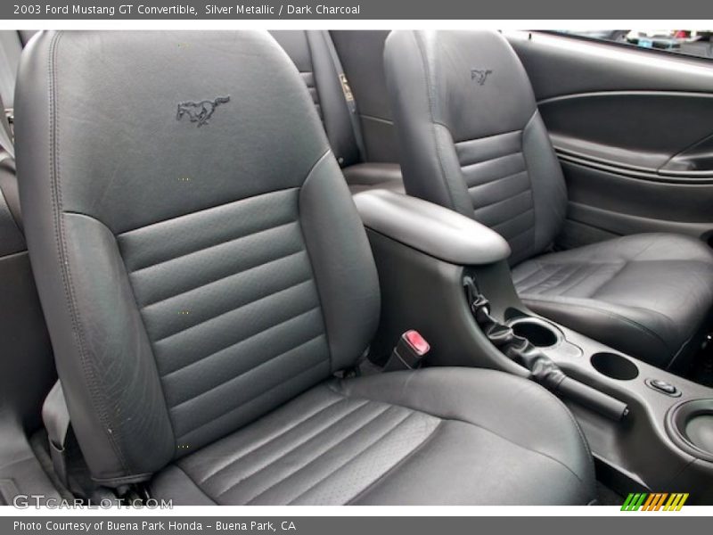 Silver Metallic / Dark Charcoal 2003 Ford Mustang GT Convertible