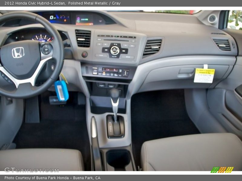 Dashboard of 2012 Civic Hybrid-L Sedan