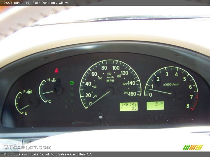 Black Obsidian / Willow 2003 Infiniti I 35