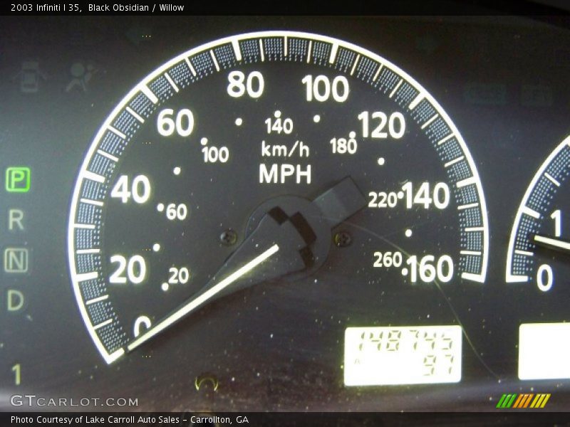 Black Obsidian / Willow 2003 Infiniti I 35