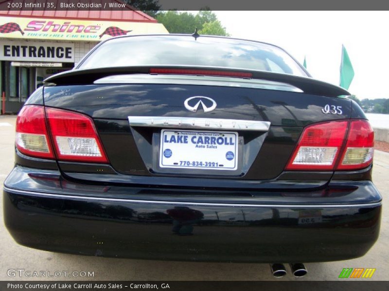 Black Obsidian / Willow 2003 Infiniti I 35