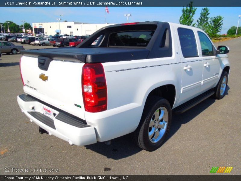 Summit White / Dark Cashmere/Light Cashmere 2010 Chevrolet Avalanche LT