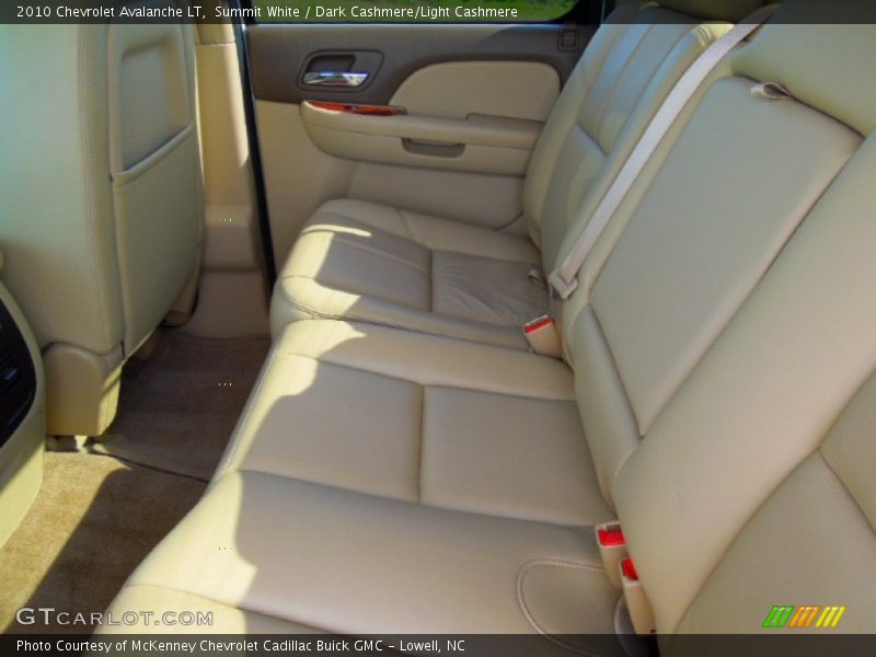 Summit White / Dark Cashmere/Light Cashmere 2010 Chevrolet Avalanche LT
