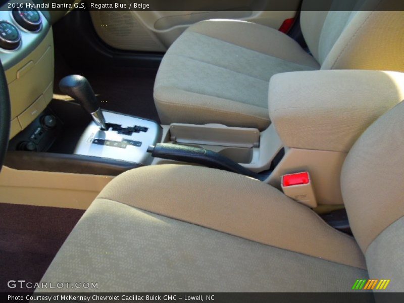 Regatta Blue / Beige 2010 Hyundai Elantra GLS