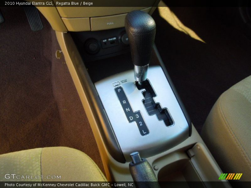 Regatta Blue / Beige 2010 Hyundai Elantra GLS