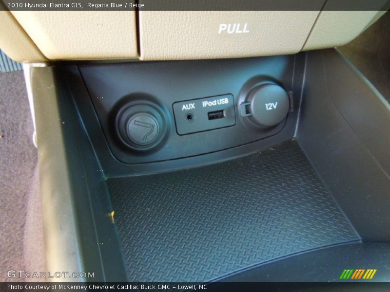 Regatta Blue / Beige 2010 Hyundai Elantra GLS