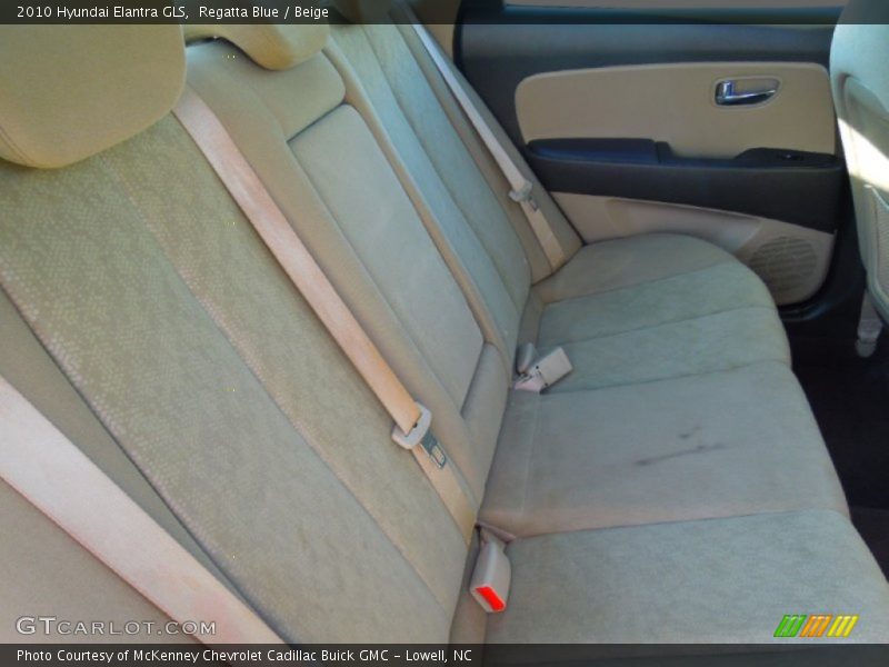 Regatta Blue / Beige 2010 Hyundai Elantra GLS