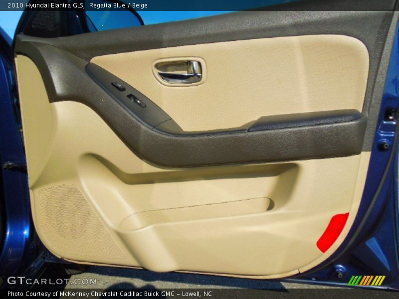 Regatta Blue / Beige 2010 Hyundai Elantra GLS