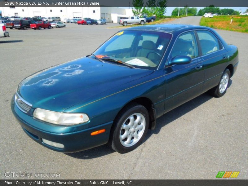 Hunter Green Mica / Beige 1996 Mazda 626 ES V6