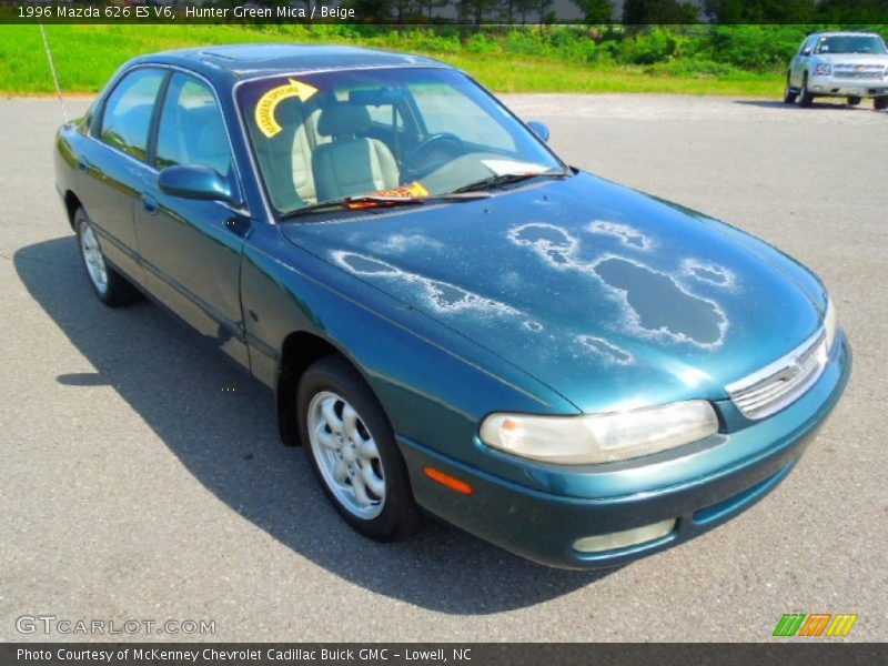 Hunter Green Mica / Beige 1996 Mazda 626 ES V6