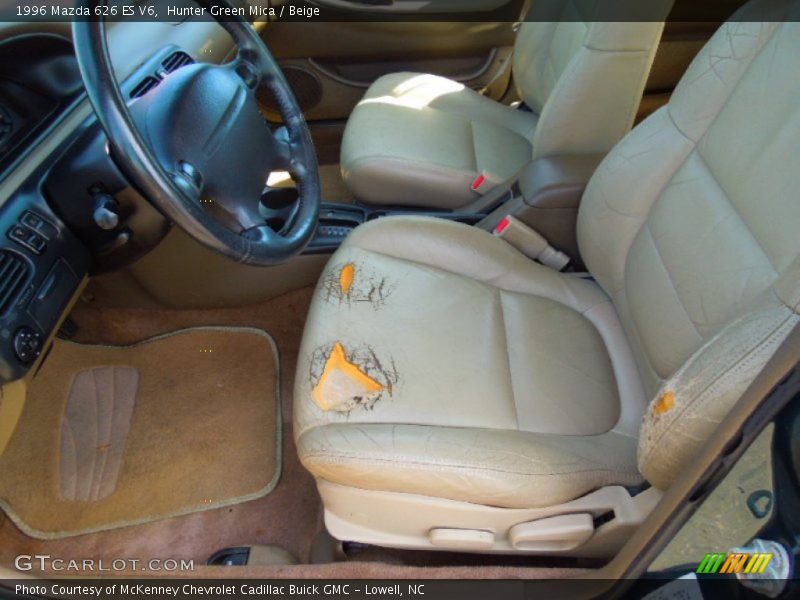 Hunter Green Mica / Beige 1996 Mazda 626 ES V6