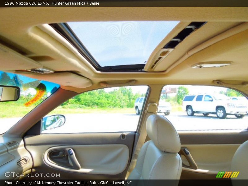 Hunter Green Mica / Beige 1996 Mazda 626 ES V6