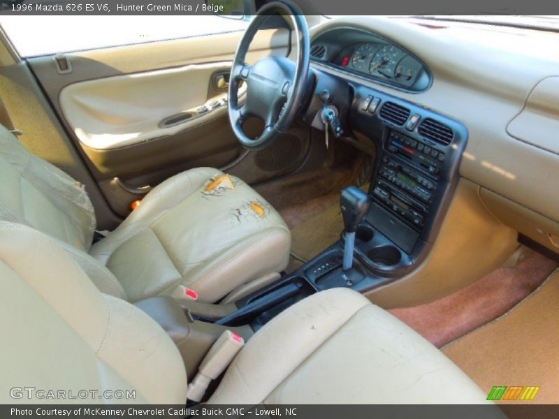 Hunter Green Mica / Beige 1996 Mazda 626 ES V6