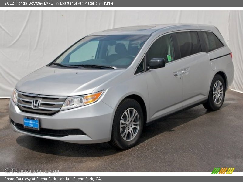 Alabaster Silver Metallic / Truffle 2012 Honda Odyssey EX-L