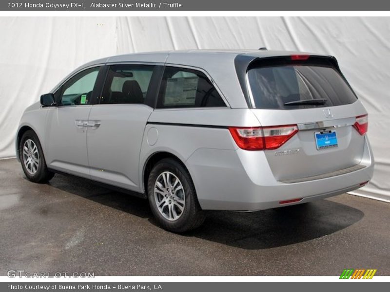 Alabaster Silver Metallic / Truffle 2012 Honda Odyssey EX-L