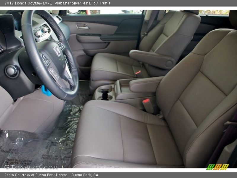 Alabaster Silver Metallic / Truffle 2012 Honda Odyssey EX-L