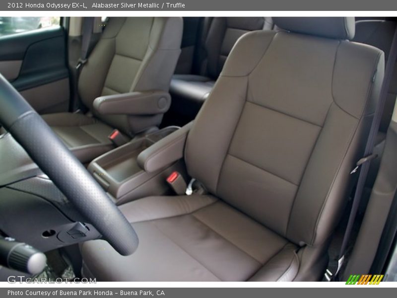 Alabaster Silver Metallic / Truffle 2012 Honda Odyssey EX-L