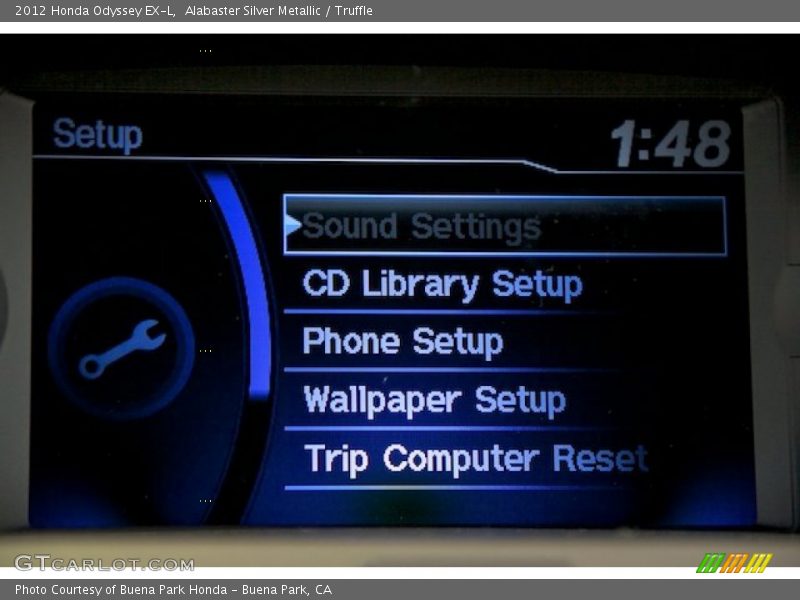 Alabaster Silver Metallic / Truffle 2012 Honda Odyssey EX-L