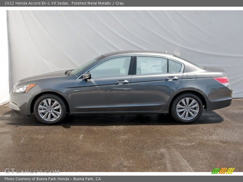 Polished Metal Metallic / Gray 2012 Honda Accord EX-L V6 Sedan