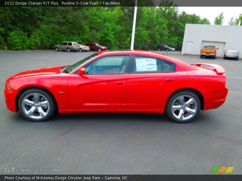 Redline 3-Coat Pearl / Tan/Black 2012 Dodge Charger R/T Plus