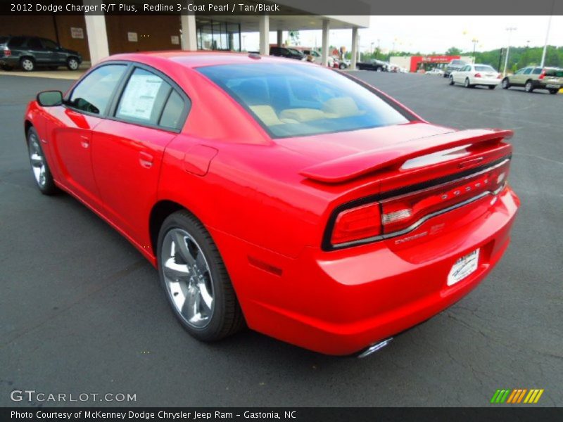 Redline 3-Coat Pearl / Tan/Black 2012 Dodge Charger R/T Plus