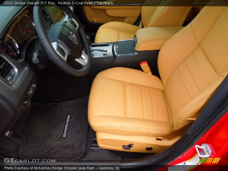 Redline 3-Coat Pearl / Tan/Black 2012 Dodge Charger R/T Plus