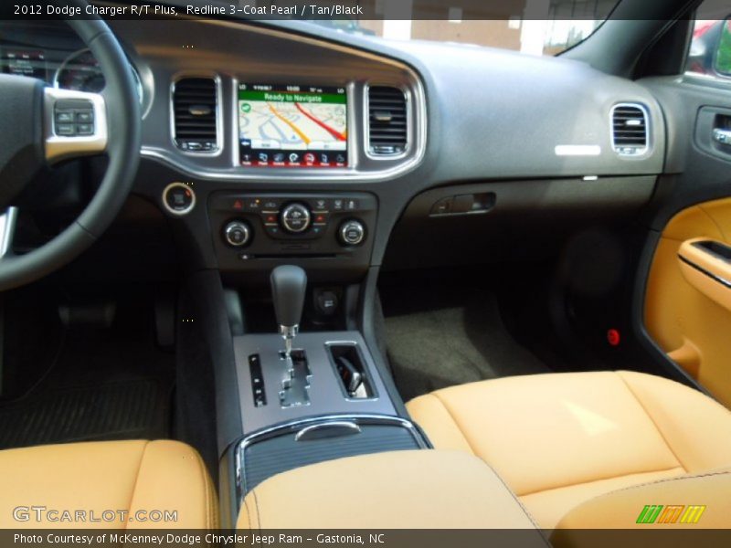 Redline 3-Coat Pearl / Tan/Black 2012 Dodge Charger R/T Plus