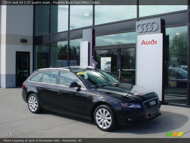 Phantom Black Pearl Effect / Black 2009 Audi A4 2.0T quattro Avant