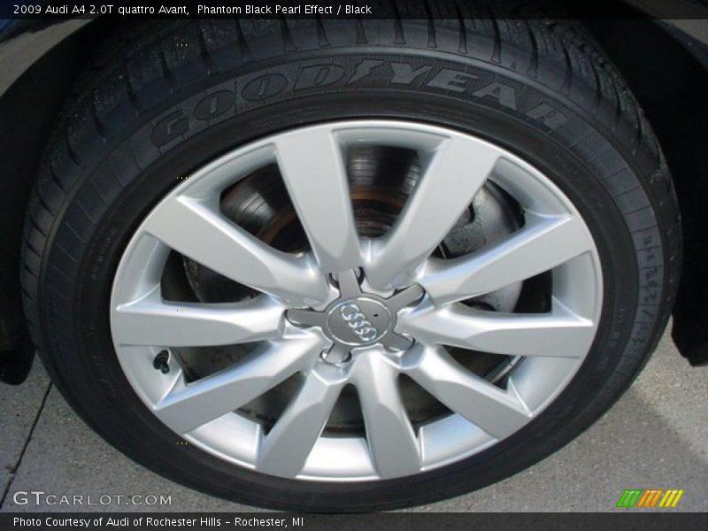 Phantom Black Pearl Effect / Black 2009 Audi A4 2.0T quattro Avant