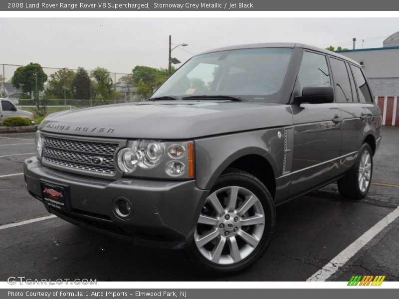 Stornoway Grey Metallic / Jet Black 2008 Land Rover Range Rover V8 Supercharged
