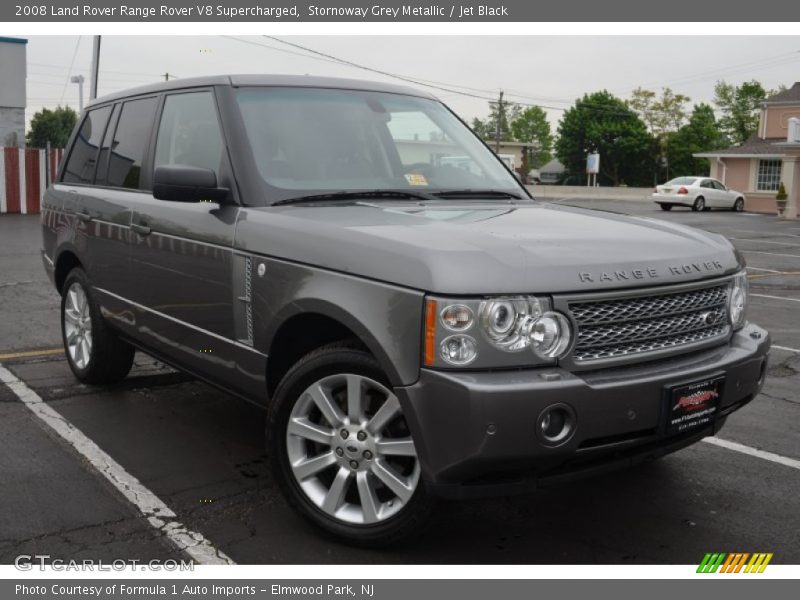 Stornoway Grey Metallic / Jet Black 2008 Land Rover Range Rover V8 Supercharged