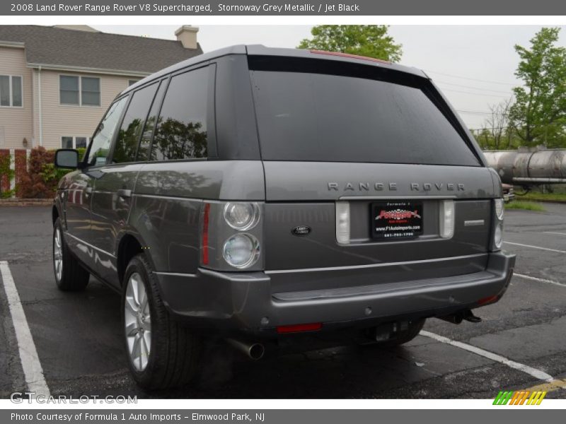 Stornoway Grey Metallic / Jet Black 2008 Land Rover Range Rover V8 Supercharged